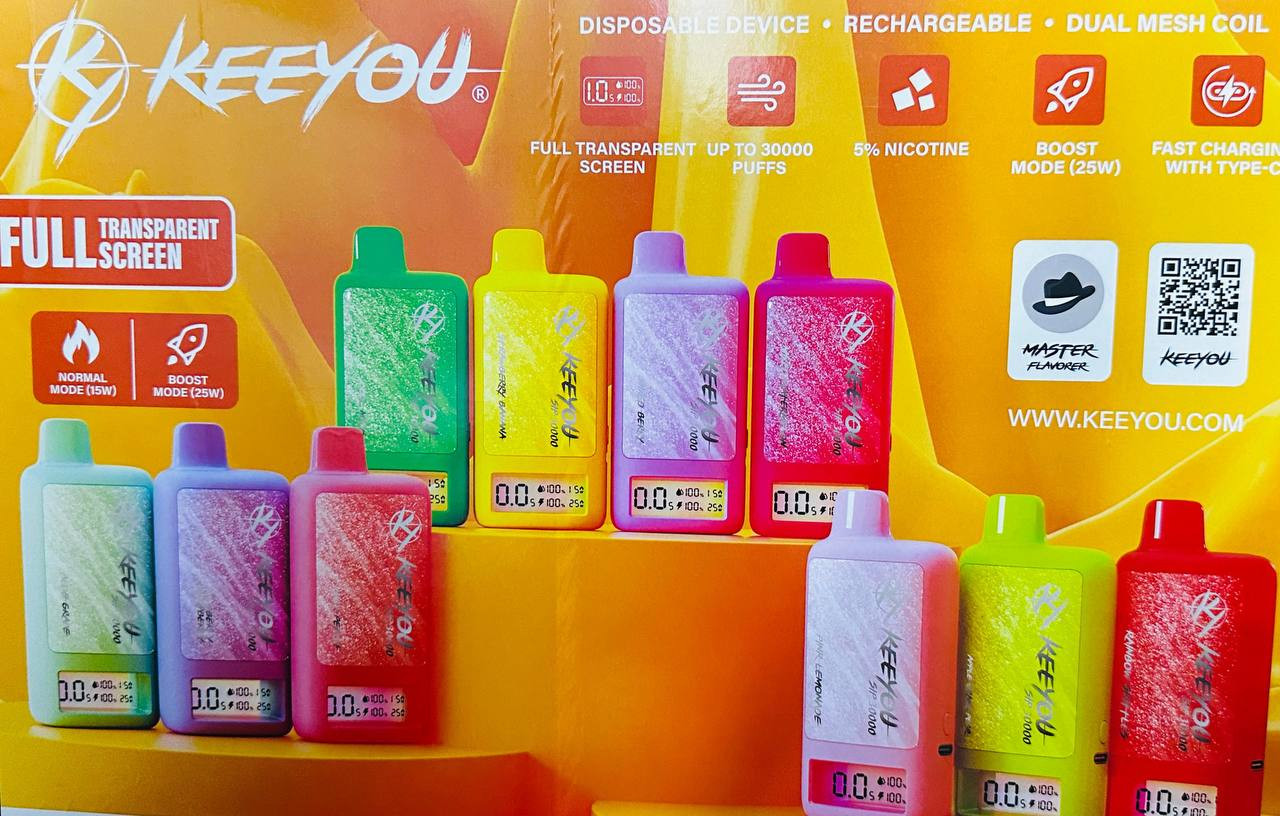 Кликните для увеличения изображения KeeYou Sip 30000 затяжек — одноразовая электронная сигарета, изображение 6