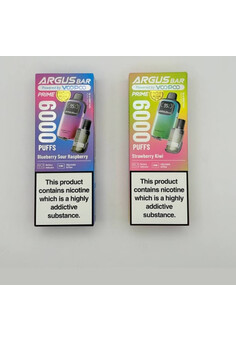 Одноразовый вейп Argus Bar Prime 6000 затяжек Voopoo — вид спереди