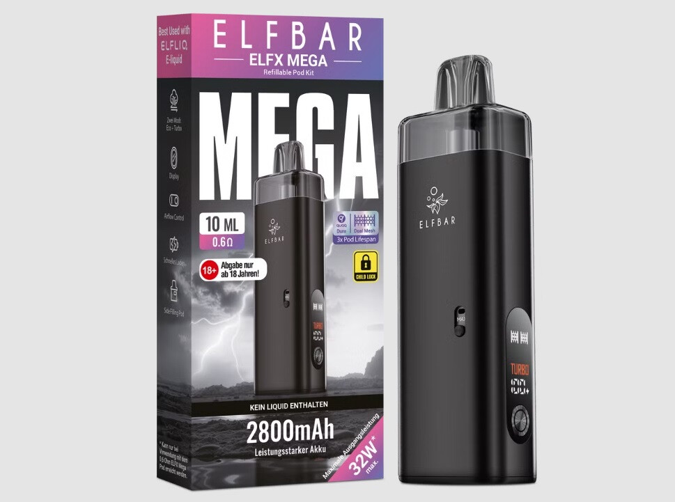 Кликните для увеличения изображения Elfbar ElfX Mega POD kit, изображение 5