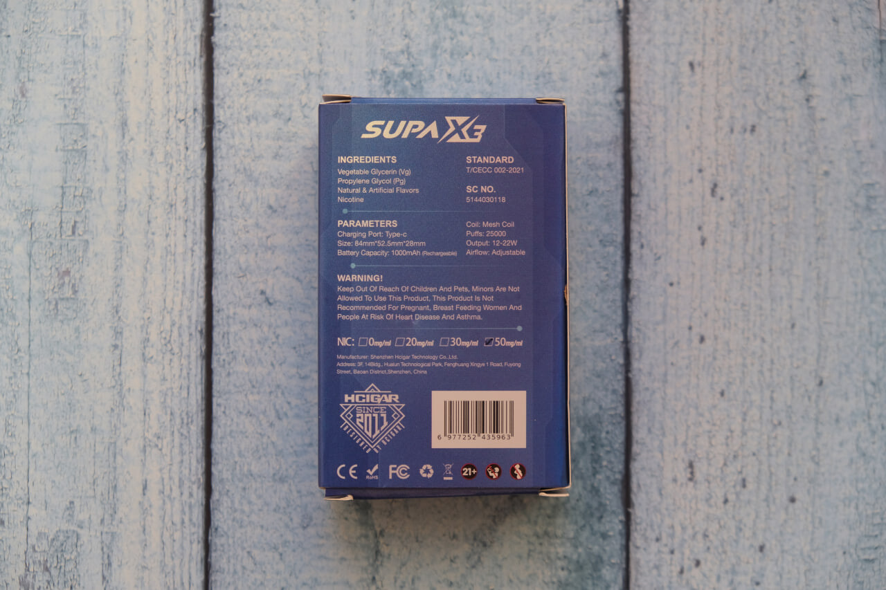 Кликните для увеличения изображения Hcigar AKSO SUPO X3 POD Kit - 25000 затяжек, изображение 3