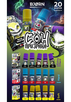 Жидкость BJORN СОН ПРИЗРАКА BY ZLOY [30ML 20MG HARD], изображение 2