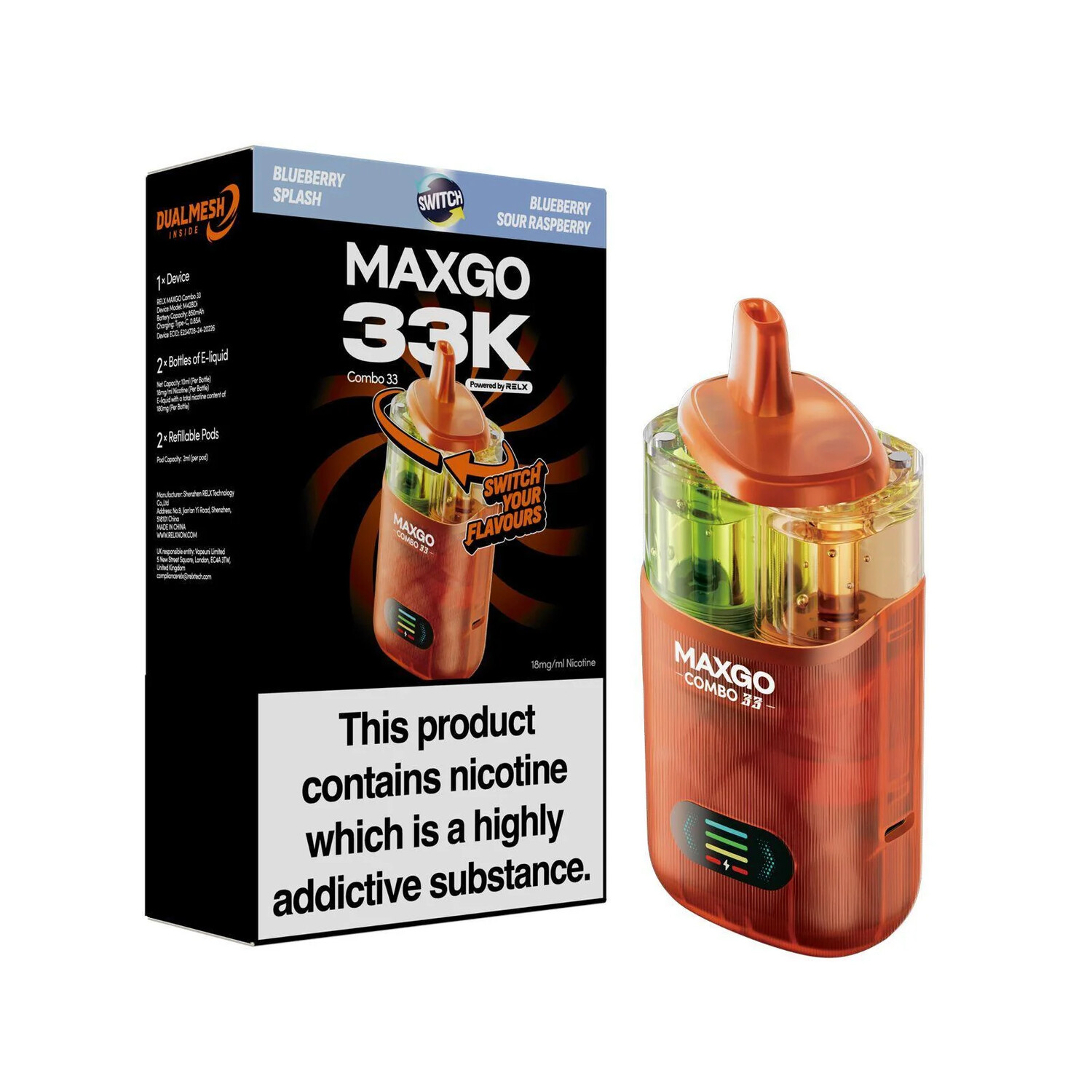 Maxgo Combo 33000 затяжек, изображение 4